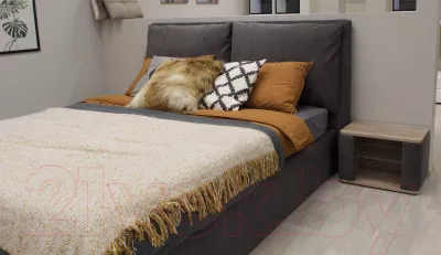 Двуспальная кровать Sofos Эмилия тип A с ПМ 180x200