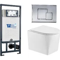 Унитаз подвесной WeltWasser Marberg 507 Nesenbach 004 GL-WT Mar 507 SE-CR