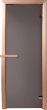 Стеклянная дверь для бани/сауны Doorwood Затмение 190х70