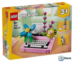 Конструктор LEGO Creator 3 в 1 31169 Пишущая машинка с цветами