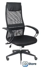 Офисное кресло AksHome First PL (ткань/сетка, черный)