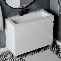 Мебель для ванных комнат Vela Тумба под умывальник Vela Вектор 100Н под Luxor TU29521