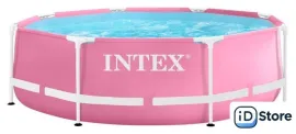 Каркасный бассейн Intex Pink Metal Frame 28290 (244х76 см)