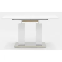 Обеденный стол Stool Group Сиэтл раскладной 140-180x90 / DT-963-HGW-140 (глянцевый белый)