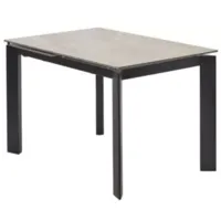 Обеденный стол M-City Corner 120 Gloss / 614M05546 (Amber Jade Solid Ceramic/Black)