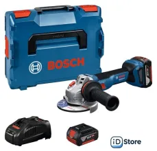 Угловая шлифмашина Bosch GWS 18V-11 S Professional 06019N4002 (с 2-мя АКБ, кейс)