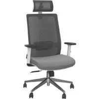 Офисное кресло SitUp Madrid Chrome (сетка Gray/ткань Gray)
