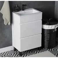 Мебель для ванных комнат Vela Тумба под умывальник Vela Мира 50Н ящики под Alice TU27155