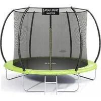 Батут Atlas Sport 252 см - 8ft Master (с лестницей, зеленый)