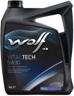 Моторное масло WOLF VitalTech 5W30 / 14115/4