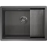 Кухонная мойка Granula GR-6045U (графит матовый)