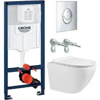 Унитаз подвесной Grado GD-W203T GROHE Rapid SL 38721001 (с кнопкой смыва)