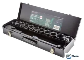 Набор трещотка с головками RockForce RF-6213-5MPB (21 предмет)