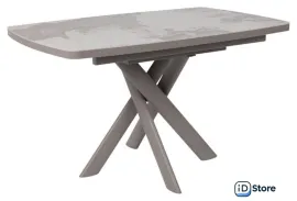 Кухонный стол Мамадома Leonel-130 раздвижной 130-165х85 (pandora gloss st cer/капучино)
