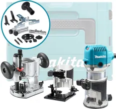 Кромочно-петельный фрезер Makita RT0702CX2J (с кейсом)