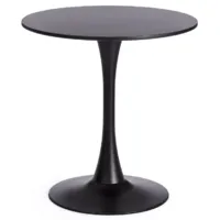 Обеденный стол TetChair Tulip металл/МДФ (черный)