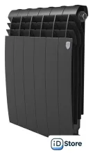 Биметаллический радиатор Royal Thermo Biliner B 500 Черный - 6 секций