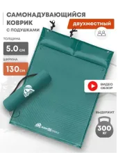 Самонадувающийся коврик RSP Sunny 50 Double (зелёный)