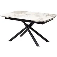 Кухонный стол M-City Rivoli 140 Gloss 614M04289 (Luxury Pandora Solid Ceramic/White)