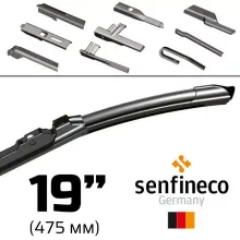 Щетка стеклоочистителя FT-U80 19", бескаркасная Flat Multi Wiper Blade 19" 475мм