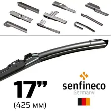 Щетка стеклоочистителя FT-U80 17", бескаркасная Flat Multi Wiper Blade 17" 425мм