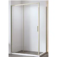 Душевой уголок Aquanet Pleasure Evo 130 / AE65-130x100-GBT (золото брашированное/никель)