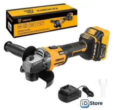 Угловая шлифмашина Deko ZKAG20 084-1044 (с 1-им АКБ)