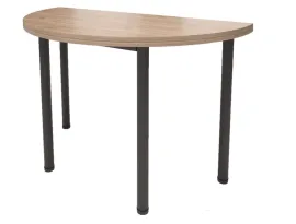 Обеденный стол Millwood Далис 3 60х120-110х76 дуб табачный Craft/металл черный