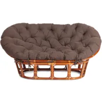 Диван садовый TetChair Mamasan 23/02 W с подушкой (коньяк/коричневый)