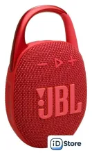 Беспроводная колонка JBL Clip 5 (красный)