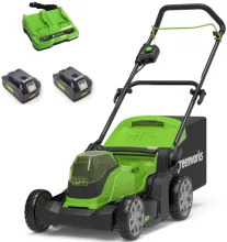 Greenworks G24X2LM41K8 2512607UD (с 2-мя АКБ)