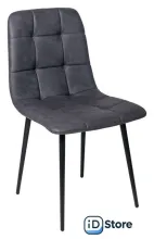 Стул Алвест AV 406-N (графитовая замша Kiprus 13/черный)