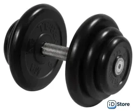 Гантель MB Barbell Профи 18.5 кг (вращающаяся ручка)