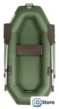 Гребная лодка Румб 220 (зеленый)