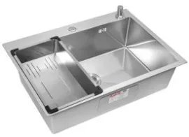 Комплект ARFEKA ECO AR мойка 700500, коландер G, дозатор SATIN DECOR