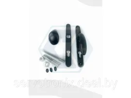 Нажимной гарнитур Stublina 1079 с ограничением доступа Ral 9005 (черный)