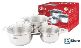 Набор кастрюль Lara LR02-80