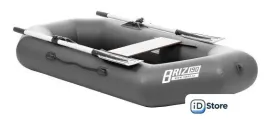 Гребная лодка Тонар Бриз 190 (с веслами, серый)