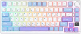 Клавиатура Royal Kludge RK-M75 RGB (Taro Milk, RK Silver)