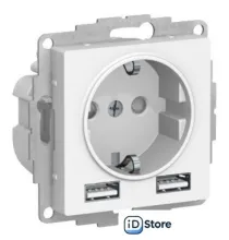 Розетка Systeme Electric AtlasDesign ATN000130