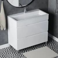 Мебель для ванных комнат Vela Тумба под умывальник Vela Вектор 90Н под Absolute TU49077