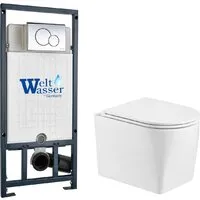 Унитаз подвесной WeltWasser Marberg 507 Nesenbach 004 GL-WT Mar 507 RD-CR