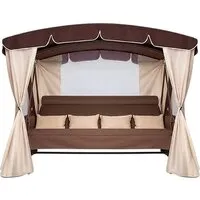 Садовые качели Arno Роттердам (шоколадный)