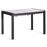 Кухонный стол TetChair Svan (мрамор/черный)