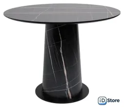 Кухонный стол Lepremo AV 1317 HPLМДФ 1000 (черный тунис/черный)