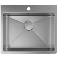 Мойка кухонная ZorG Zerox 59 / IF Steel