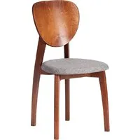 Стул TetChair Diamante мягкое сиденье (коричневый/серый)