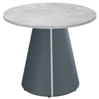 Обеденный стол Sheffilton SHT-TU89/TT 90 (антрацит/серый/бетон чикаго светло-серый металл)