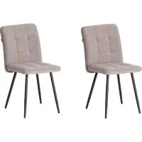 Стул TetChair Medeo LT (велюр, серый/черный, 2 шт)