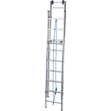 Лестница выдвижная с тросом Новая высота NV 524 2x14 ступеней (5240214)
